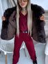 Short jacket "NORTH FL257" - CHOCO